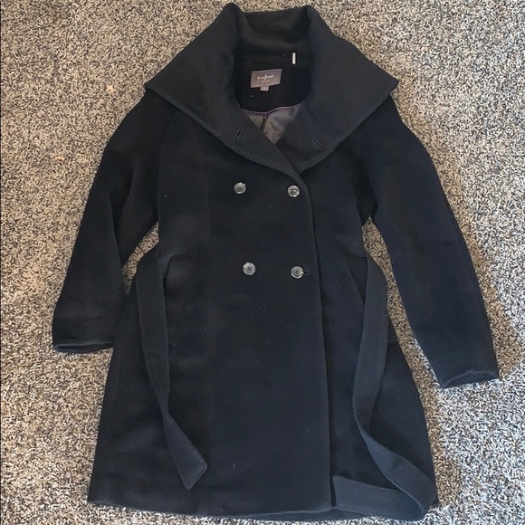 Cole Hann wool blend double breast coat - Picture 3 of 9